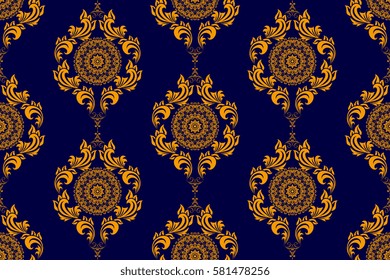 Seamless background with ornament. Wallpaper pattern