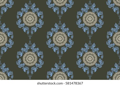 Seamless background with ornament. Wallpaper pattern