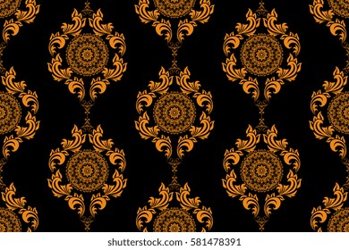 Seamless background with ornament. Wallpaper pattern