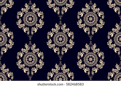 Seamless background with ornament. Wallpaper pattern