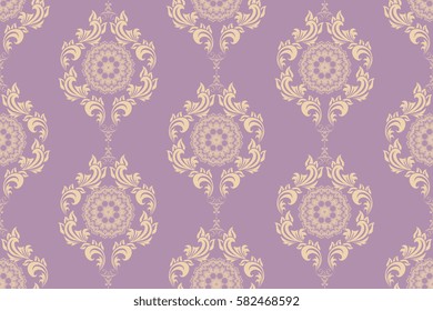 Seamless background with ornament. Wallpaper pattern