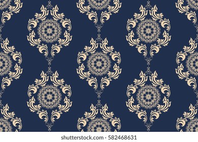 Seamless background with ornament. Wallpaper pattern