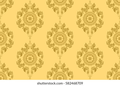 Seamless background with ornament. Wallpaper pattern