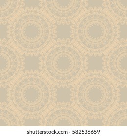 Seamless background with ornament. Wallpaper pattern
