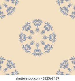 Seamless background with ornament. Wallpaper pattern