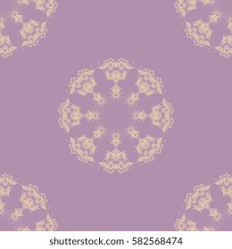 Seamless background with ornament. Wallpaper pattern