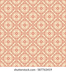 Seamless background with ornament. Wallpaper pattern