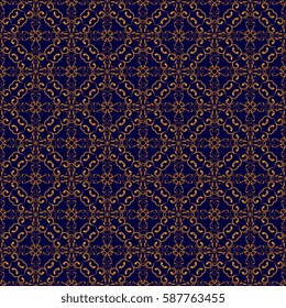 Seamless background with ornament. Wallpaper pattern