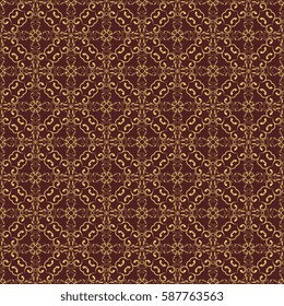 Seamless background with ornament. Wallpaper pattern