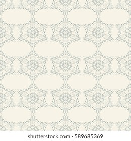 Seamless background with ornament. Wallpaper pattern