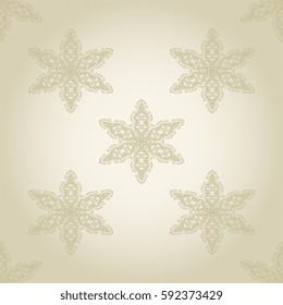 Seamless background with ornament. Wallpaper pattern