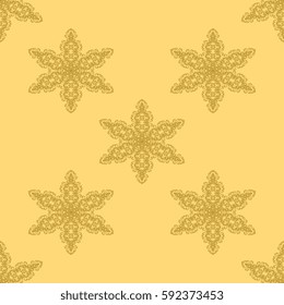 Seamless background with ornament. Wallpaper pattern