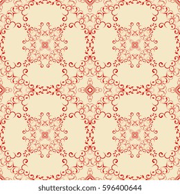 Seamless background with ornament. Wallpaper pattern