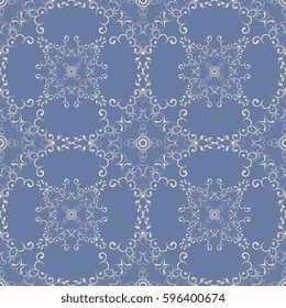 Seamless background with ornament. Wallpaper pattern