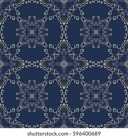 Seamless background with ornament. Wallpaper pattern