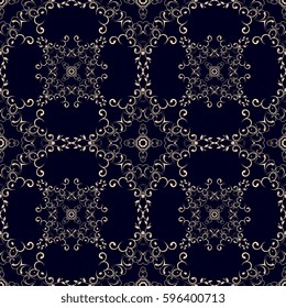 Seamless background with ornament. Wallpaper pattern