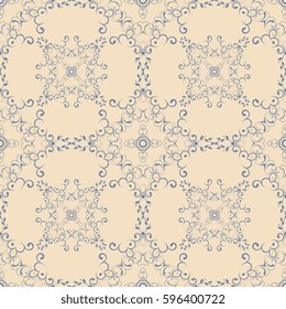 Seamless background with ornament. Wallpaper pattern