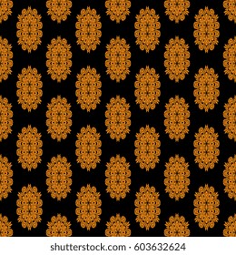 Seamless background with ornament. Wallpaper pattern