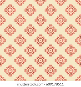 Seamless background with ornament. Wallpaper pattern