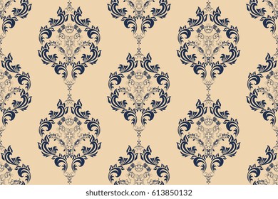 Seamless background with ornament. Wallpaper pattern
