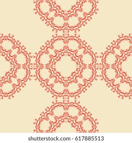 Seamless background with ornament. Wallpaper pattern