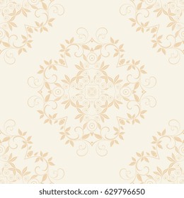 Seamless background with ornament. Wallpaper pattern