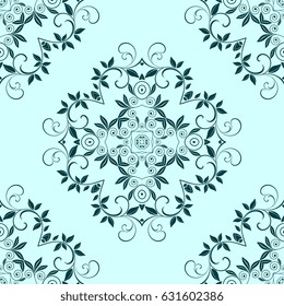 Seamless background with ornament. Wallpaper pattern