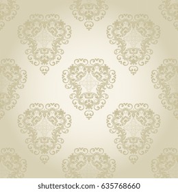 Seamless background with ornament. Wallpaper pattern