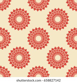 Seamless background with ornament. Wallpaper pattern
