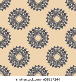 Seamless background with ornament. Wallpaper pattern