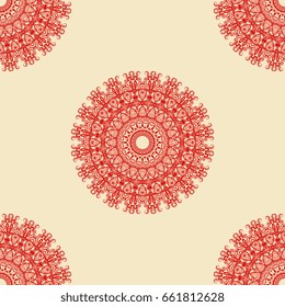 Seamless background with ornament. Wallpaper pattern