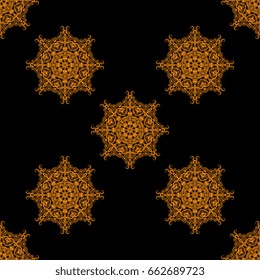 Seamless background with ornament. Wallpaper pattern
