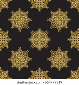 Seamless background with ornament. Wallpaper pattern