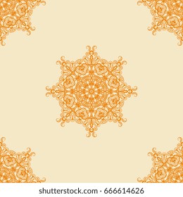 Seamless background with ornament. Wallpaper pattern