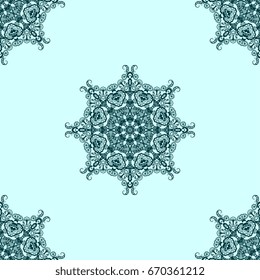 Seamless background with ornament. Wallpaper pattern