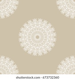 Seamless background with ornament. Wallpaper pattern
