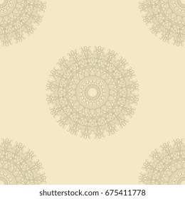 Seamless background with ornament. Wallpaper pattern