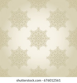Seamless background with ornament. Wallpaper pattern
