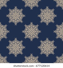 Seamless background with ornament. Wallpaper pattern