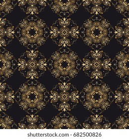 Seamless background with ornament. Wallpaper pattern