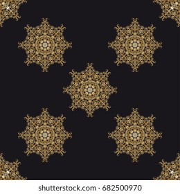 Seamless background with ornament. Wallpaper pattern