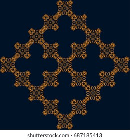 Seamless background with ornament. Wallpaper pattern