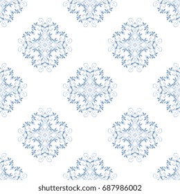 Seamless background with ornament. Wallpaper pattern