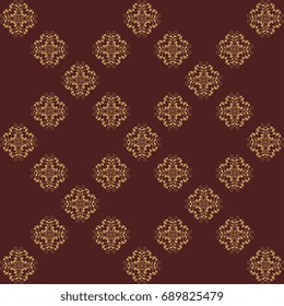 Seamless background with ornament. Wallpaper pattern