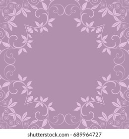 Seamless background with ornament. Wallpaper pattern