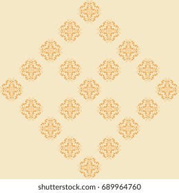 Seamless background with ornament. Wallpaper pattern