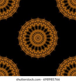 Seamless background with ornament. Wallpaper pattern