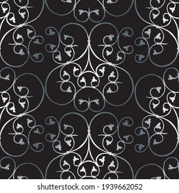 Seamless background of ornate viintage elements  