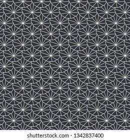 Seamless background with outlined shells. Pattern in minimal style, monochrome.