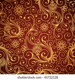 seamless background with paisley